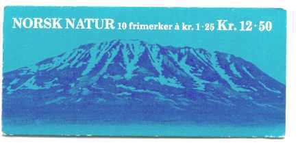 Norway 730a MNH booklet Nature SCV8