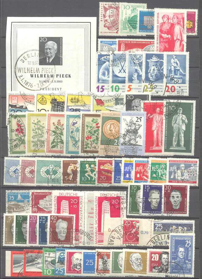 Germany(DDR) used year set/1960/SCV38.25