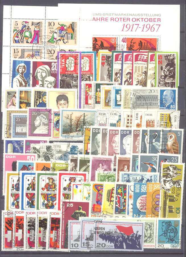 Germany(DDR) used year set/1967/ SCV33.50