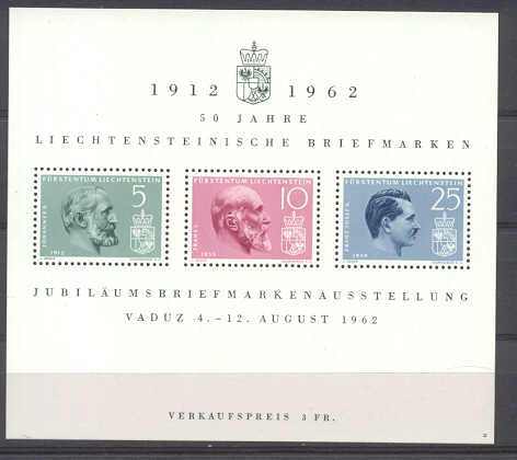 Liechtenstein 369 MNH s/s SCV7