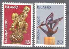 Iceland 472-73 MNH Europa CEPT-74 SCV2.30