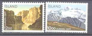 Iceland 622-23 MNH Europa CEPT-86 SCV21.50