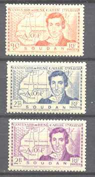 Sudan Fr. 113-15 MNH Caillie SCV2.25