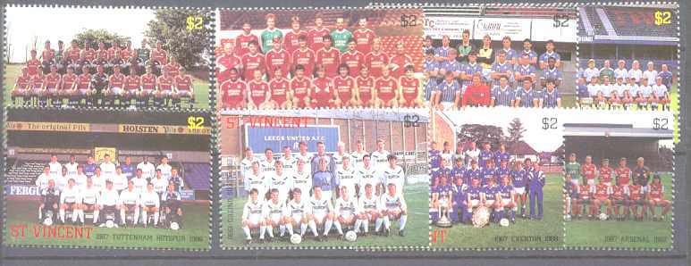 St.Vincent 1052-59 MNH Football SCV12.80