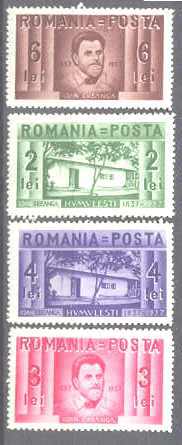 Romania 463-66 MNH Personalities SCV8.95