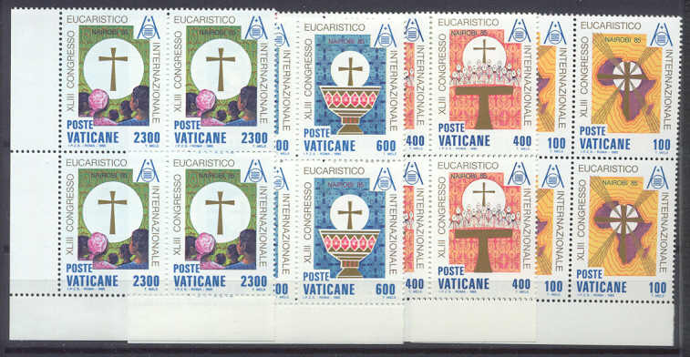Vatican 761-64 MNH bl. of 4 SCV20.80