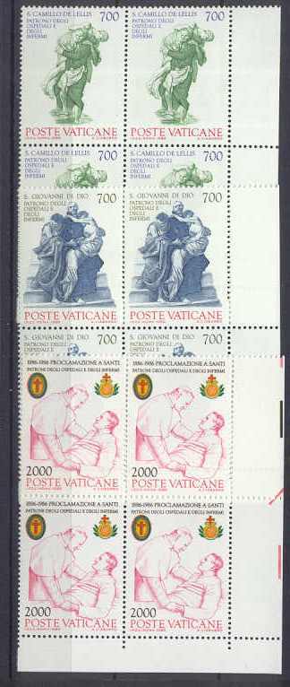 Vatican 774-76 MNH bl.of 4 SCV24