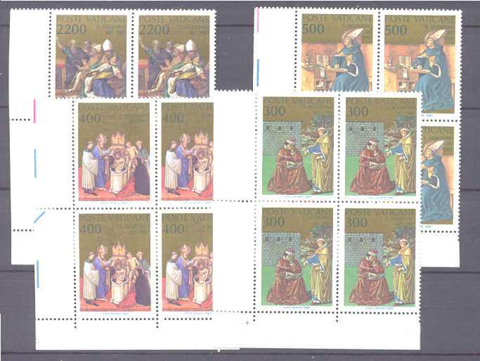 Vatican 779-82 MNH bl.of 4 Religious art SCV23.20
