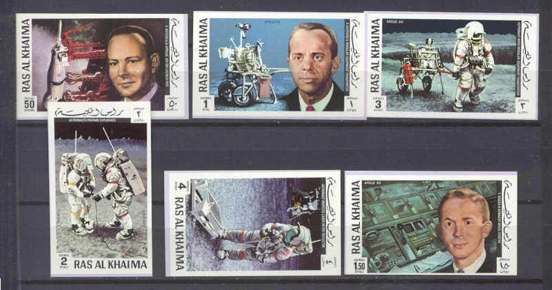 Ras al Khaima Mi.701-06B MNH VF imperf.Space