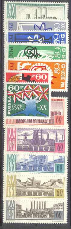 Poland 1244-55 MNH SCV2.40