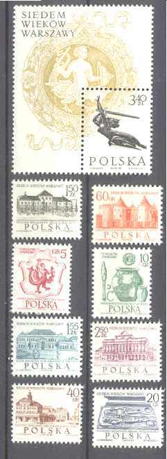 Poland 1334-42 MNH SCV2.55