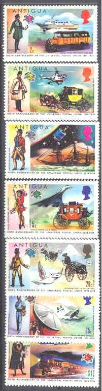 Antigua 334-40 MNH UPU/Transport SCV4.20
