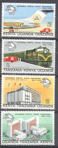Kenya-U.T. 292-95 MNH UPU SCV1.40