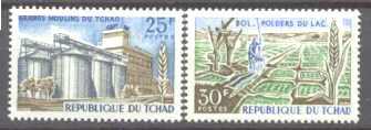 Chad 146-47 MNH Mills/Agriculture SCV1.50