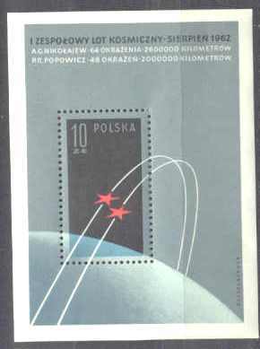 Poland 1093 MNH s/s Space SCV3