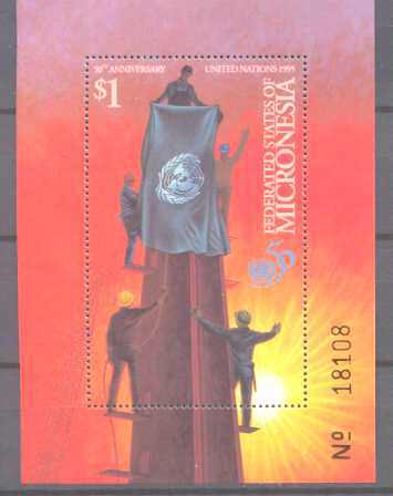 Micronesia 229 MNH s/s U.Nations SCV2