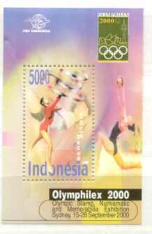 Indonesia 1916 MNH s/s Olympic-2000 SCV2.75