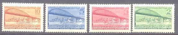 Yugoslavia 239-42 MNH Bridge SCV9