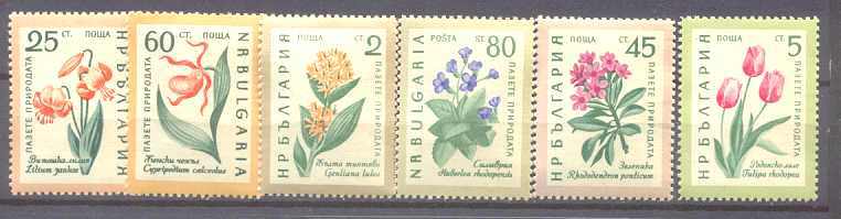 Bulgaria 1107-12 MNH Flowers SCV4.05