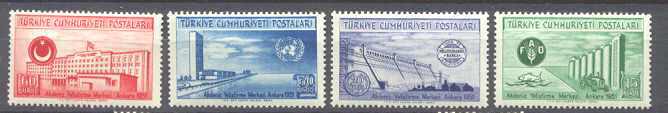 Turkey 1051-54 MNH Agriculture SCV6.60