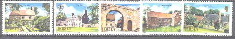 Jersey 399-403 MNH Houses SCV3.90