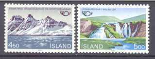Iceland 571-72 MNH Nordic cooperation SCV2.40