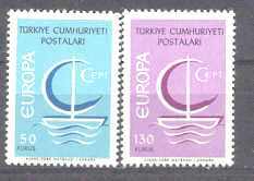 Turkey 1718-19 MNH Europa CEPT-66 SCV3.35