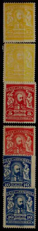 Venezuela 245-47 unused(no gum)/2x/SCV21.50