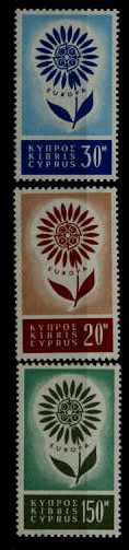 Cyprus 244-46 MNH Europa CEPT-64 SCV35.75