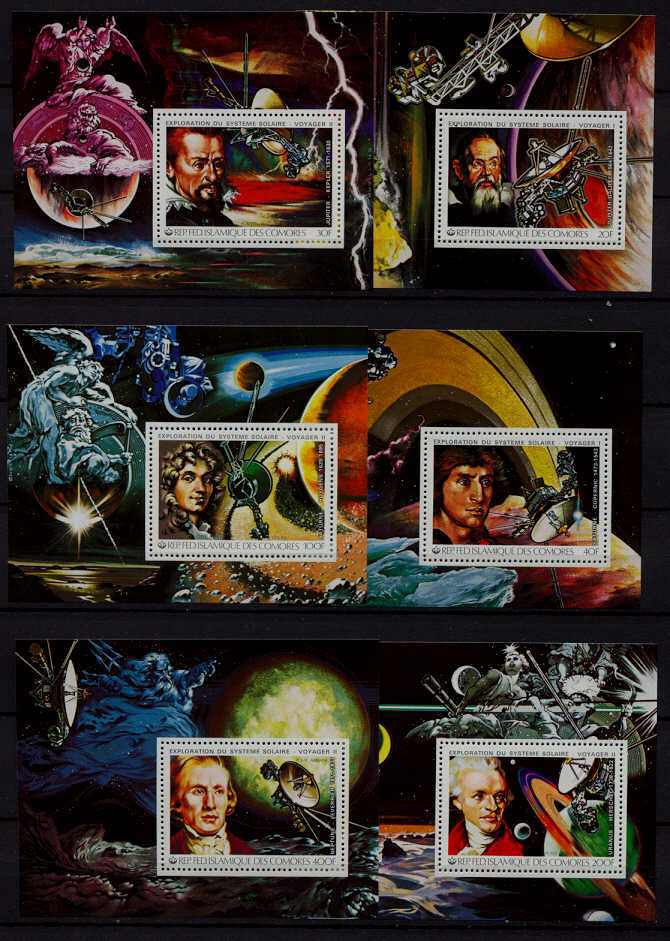 Comoro 409-14 MNH s/s Space/Astronomy