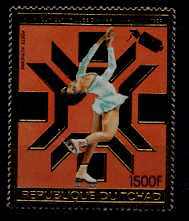 Chad 447a MNH Olympic-84/Figure skating SCV16