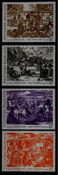 Polynesia Fr. 616-17 MNH Painting SCV4