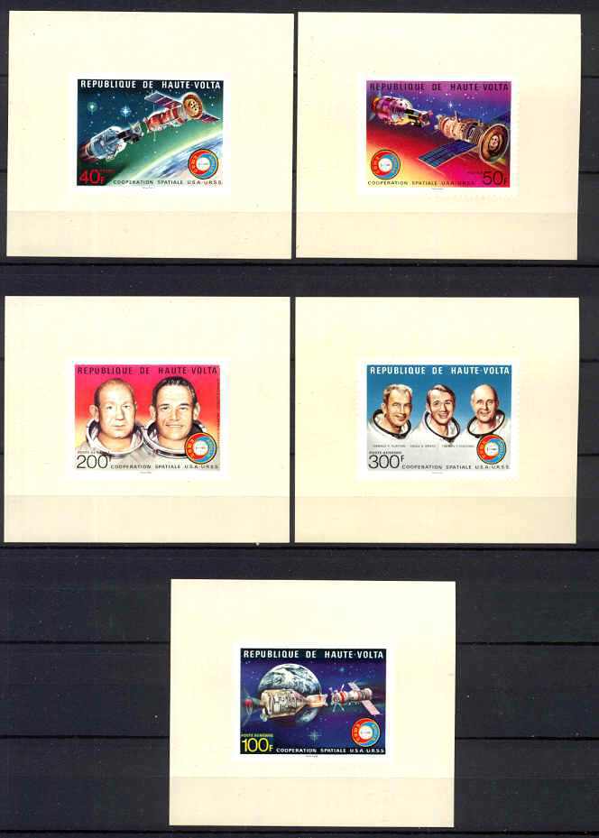 Burkina Faso 370-71/C216-18 MNH s/s Space