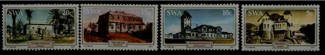 S.W.Africa 407-10 MNH Historic houses SCV2