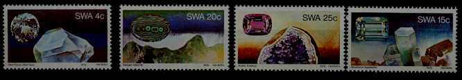 S.W.Africa 433-36 MNH Minerals SCV2.75