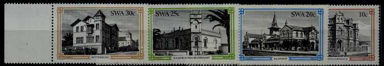 S.W.Africa 520-23 MNH Historic buildings SCV1.70