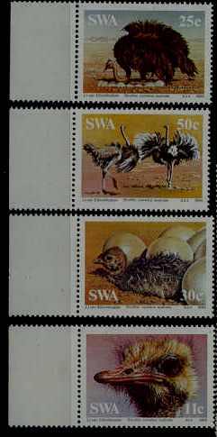S.W.Africa 536-39 MNH Birds SCV3.15