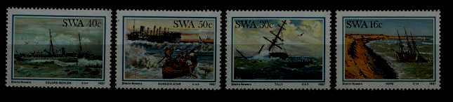 S.W.Africa 590-93 MNH Ships SCV6