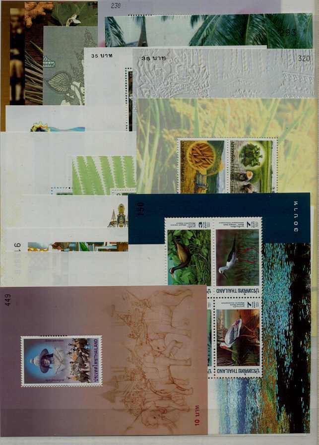 Thailand 63 diff. MNH s/s/1993-2002