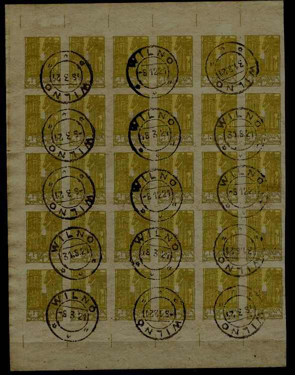 Central Lithuania 26/imperf.used/30x/SCV45