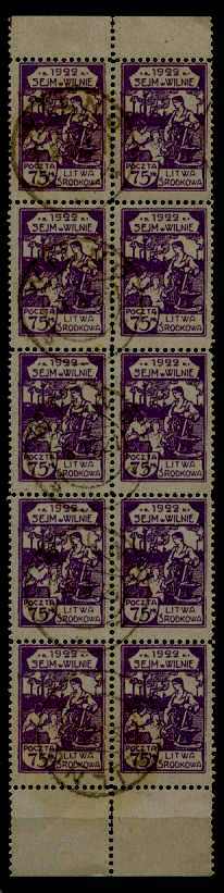 Central Lithuania 56 used/10x/SCV200
