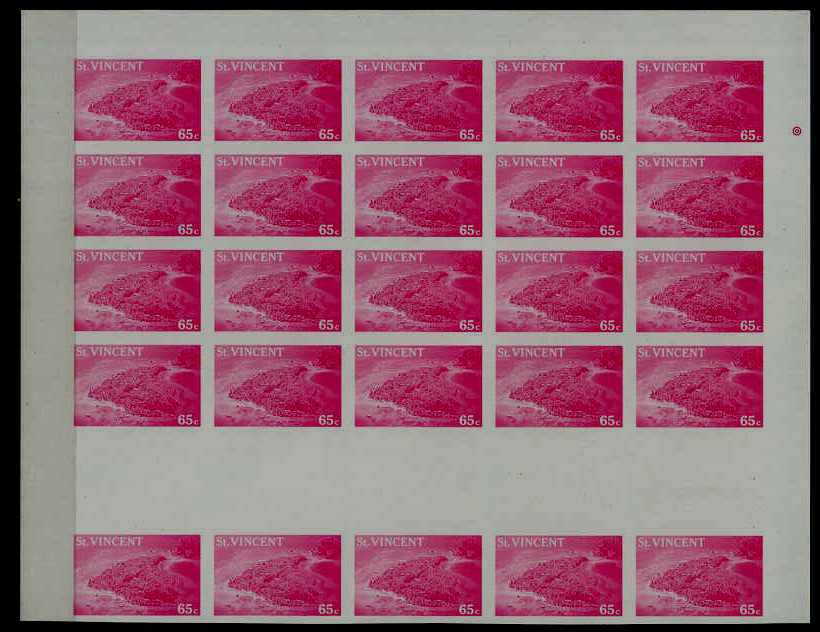 St.Vincent 1097 MNH Tourism/proofs/bl.of 25 (1)