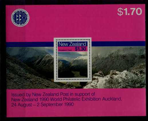 New Zealand 906a MNH s/s Landscapes SCV3.50