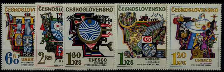 Czechoslovakia 1931-35 MNH Hydrology/Unesco SCV5.10