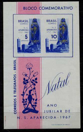 Brazil 1060a MNH s/s Religion SCV25