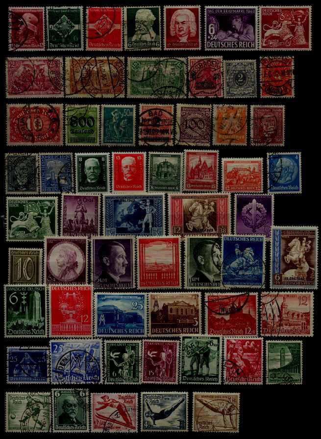 Germany(Reich) 58 used/mint values