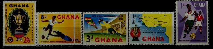 Ghana 61-65 MNH Football SCV1.10
