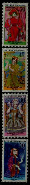 Germany 1225-28 MNH Actress SCV2.40