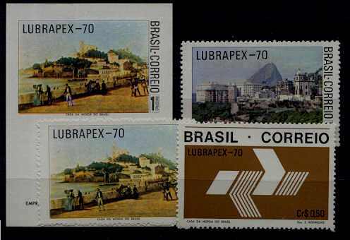 Brazil 1176-79 MNH Lubrapex-70 SCV35.25
