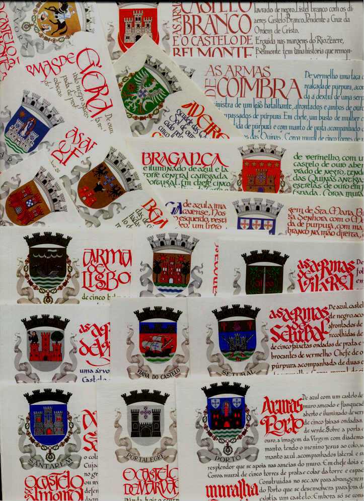 Portugal 18 MNH booklets Castles